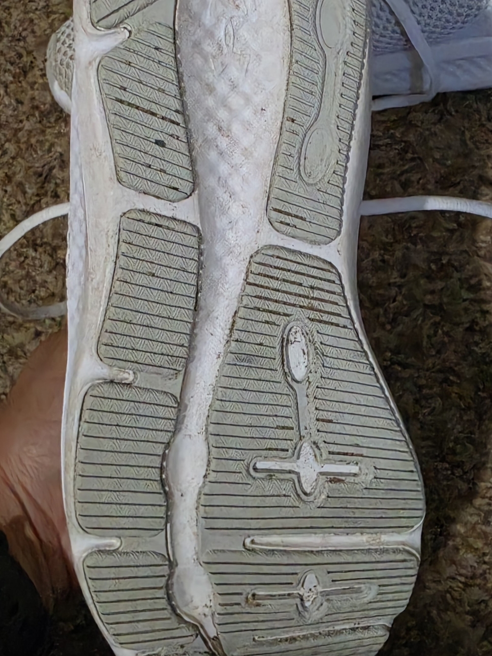 Under Armour White and Black Luxe Foam Athletic Sneakers